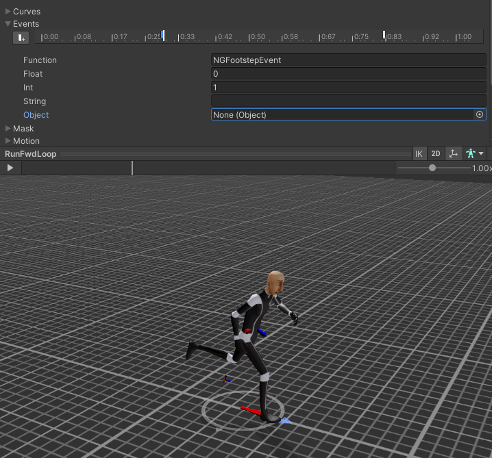 Footstep Animation Event