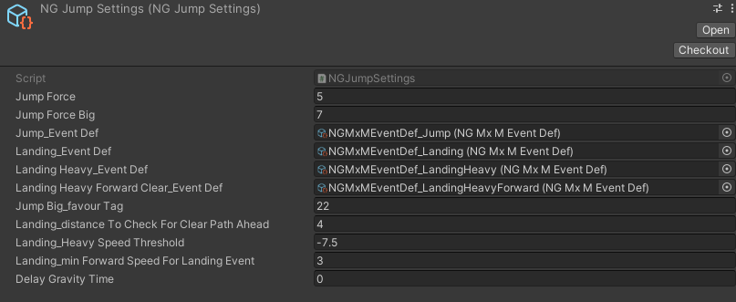 Jump Config